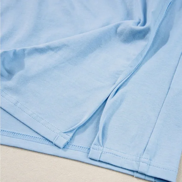 Oversized tinsel American flag tee S M L XL 2XL - Picture 7 of 7